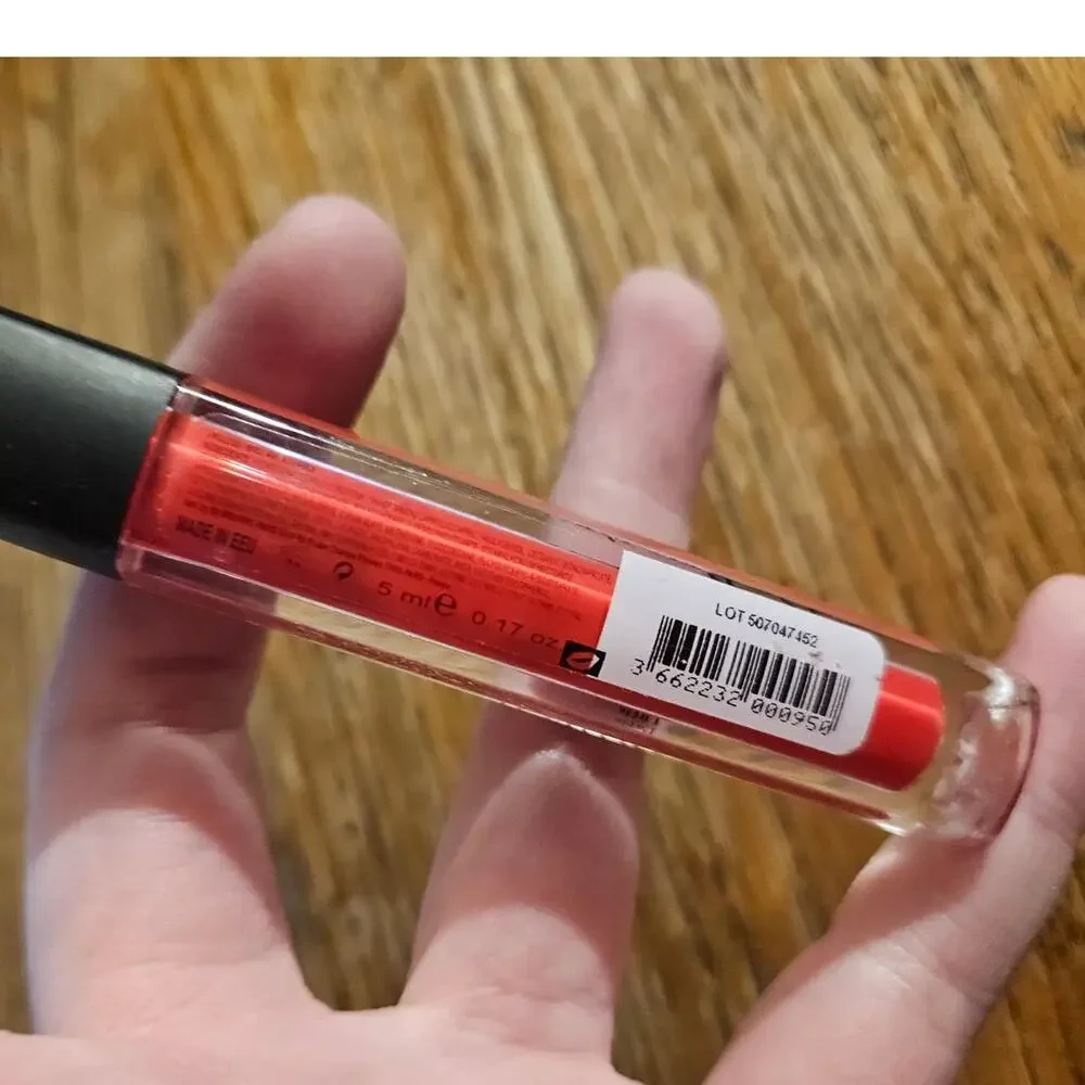NEW! De Bruyere Paris Red Lip Gloss .17 Oz